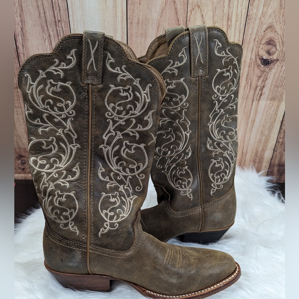 Twisted X Women’s Boot‎ flower WWT0025 size 6.5